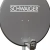 Schwaiger SPI621 anthrazit 65 cm Alu-Spiegel