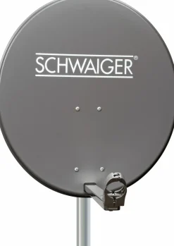 Schwaiger SPI621 anthrazit 65 cm Alu-Spiegel