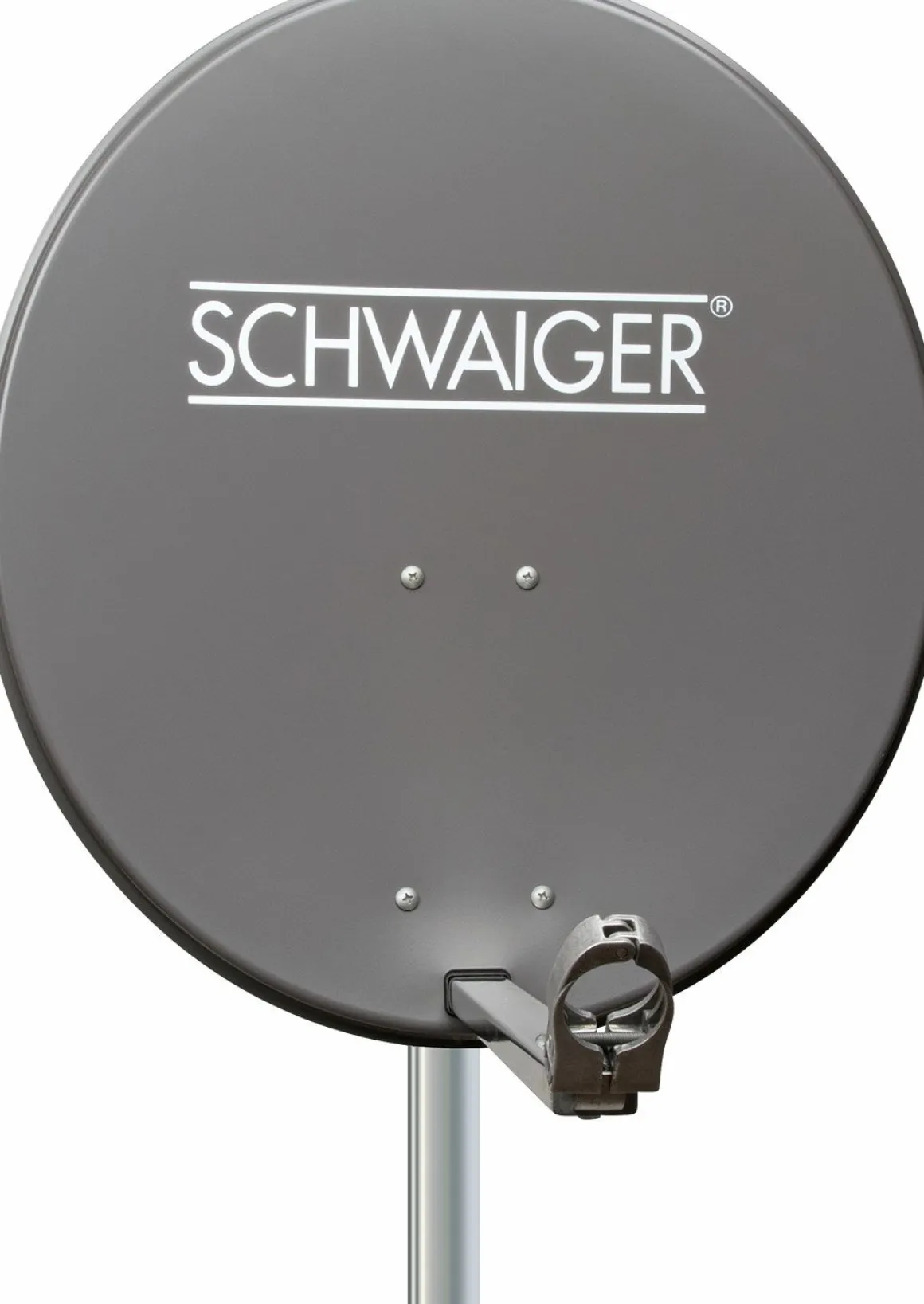 Schwaiger SPI621 anthrazit 65 cm Alu-Spiegel