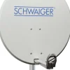 Schwaiger SPI621 hellgrauer 65 cm Alu-Spiegel