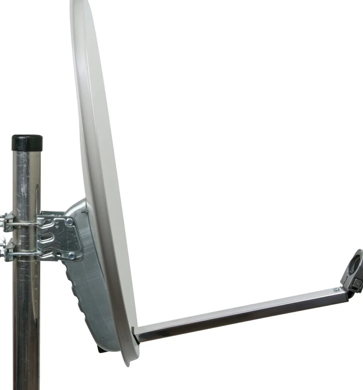 Schwaiger SPI621 hellgrauer 65 cm Alu-Spiegel