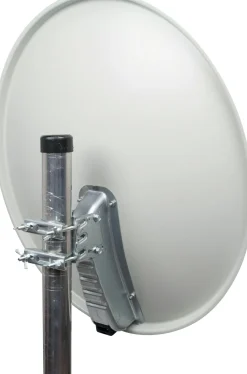 Schwaiger SPI621 hellgrauer 65 cm Alu-Spiegel