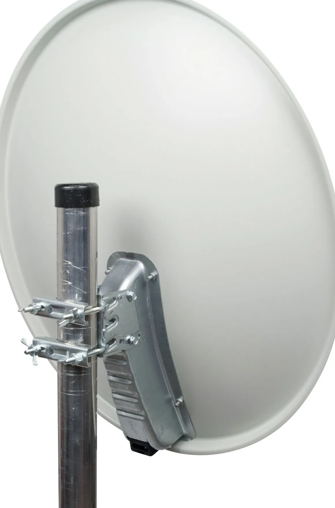 Schwaiger SPI621 hellgrauer 65 cm Alu-Spiegel