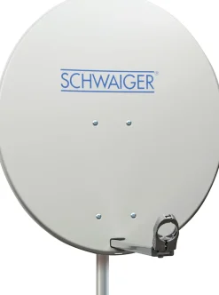 Schwaiger SPI800 hellgrauer 80 cm Alu-Spiegel