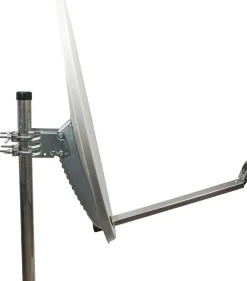 Schwaiger SPI800 hellgrauer 80 cm Alu-Spiegel