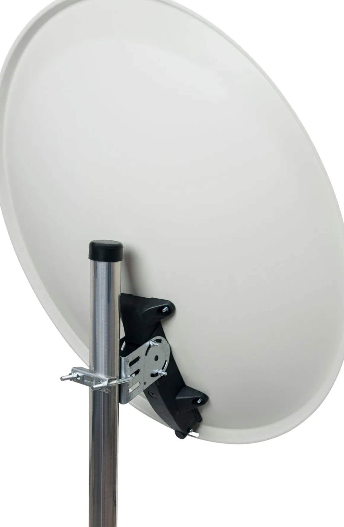 Schwaiger SPI993 hellgrauer 80 cm SAT Set mit LNB