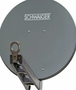 Schwaiger SPI075PA hellgrau 75cm Alu-Spiegel