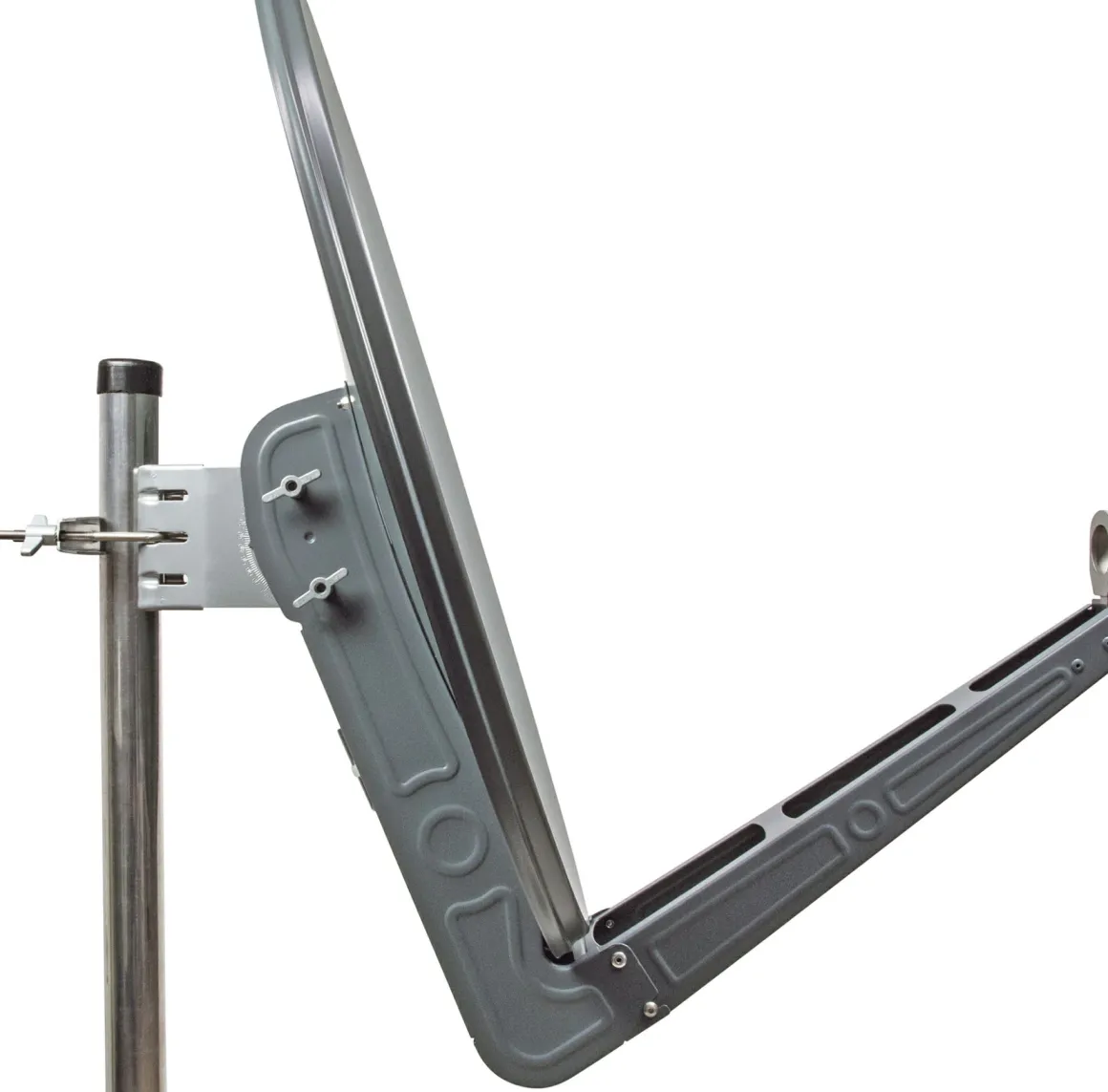 Schwaiger SPI075PA hellgrau 75cm Alu-Spiegel