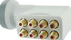 Schwaiger Unicable Quad LNB (4 + 2 TN) mit Wetterschutzabdeckung
