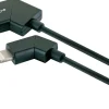 Schwaiger USB 2.0 Apple drehbares Ladekabel