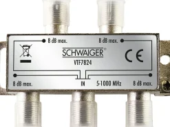 Schwaiger VTF7824 4-fach 8 dB kabelverteiler