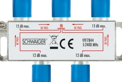 Schwaiger VTF8844 4-fach 9 dB Verteiler