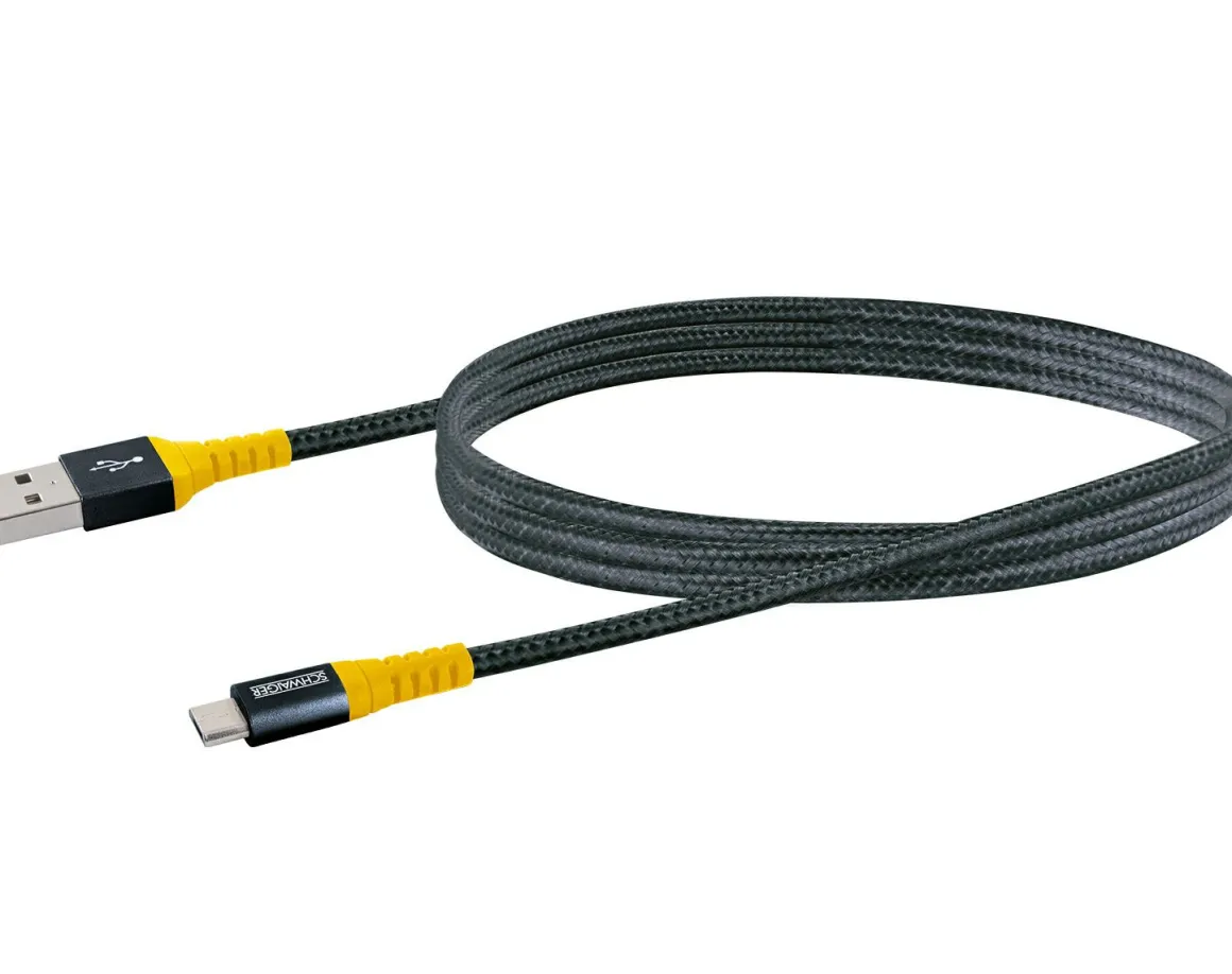 Schwaiger WKUM10 1,2 Meter Micro USB Ladekabel