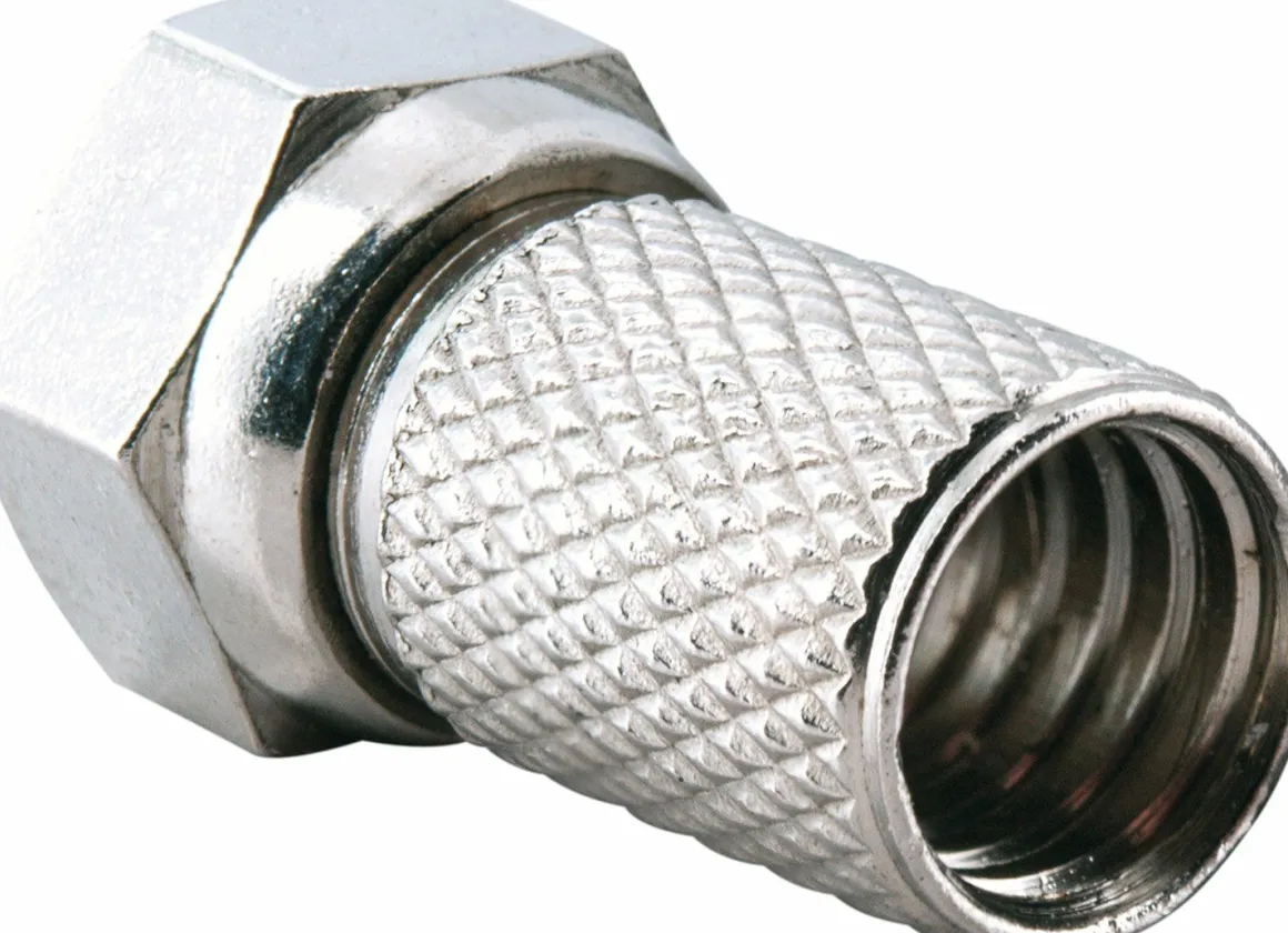 Schwaiger 4 x 7,3 mm F-Aufdrehstecker Set