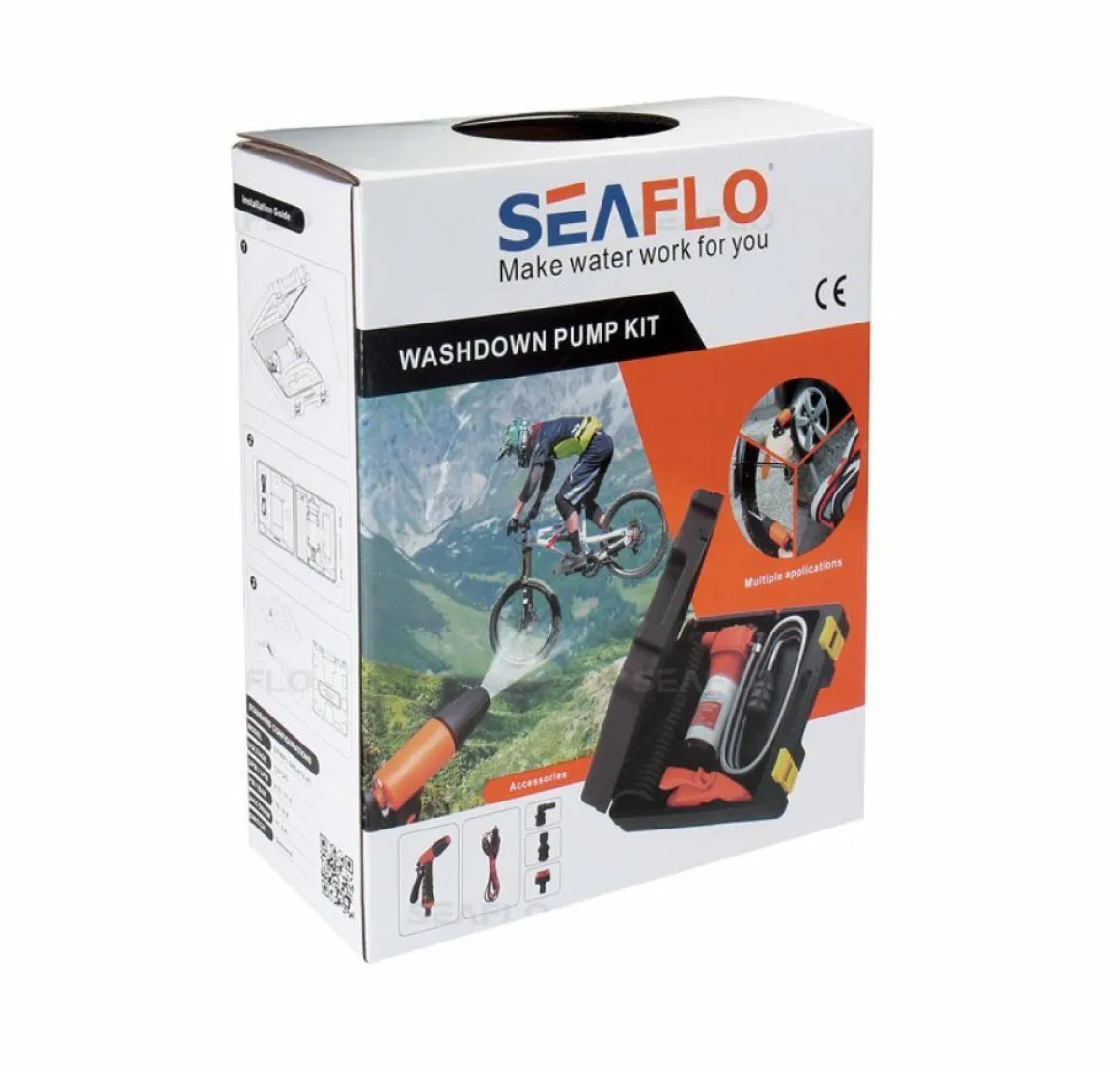 SEAFLO Tragbares Washdown-Pumpenkit / Camperwaschpumpe - 12V