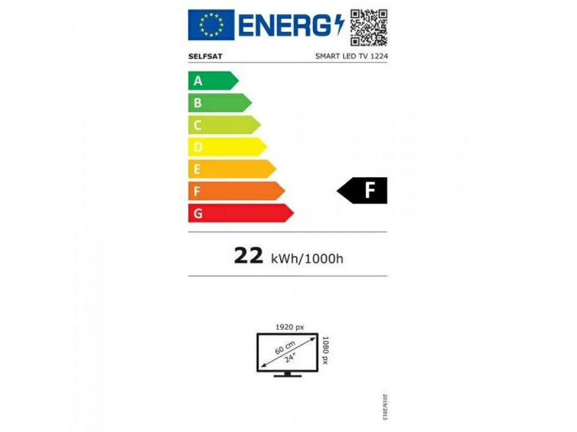 Selfsat smart led 1224 24" Fernseher