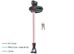 Thule Bike Holder 3 ACUTight extra lange Fahrradklemme – silber