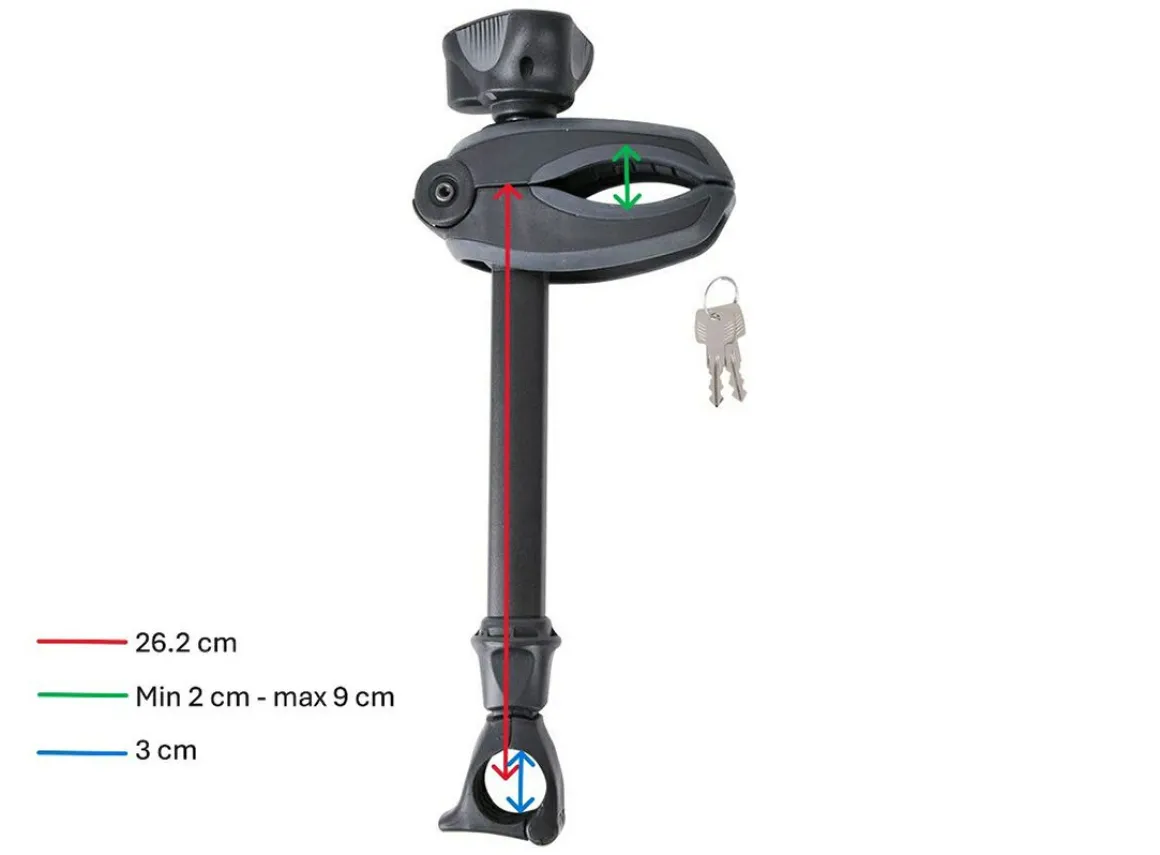 Thule Bike Holder 2 ACUTight mittellange Fahrradklemme – schwarz