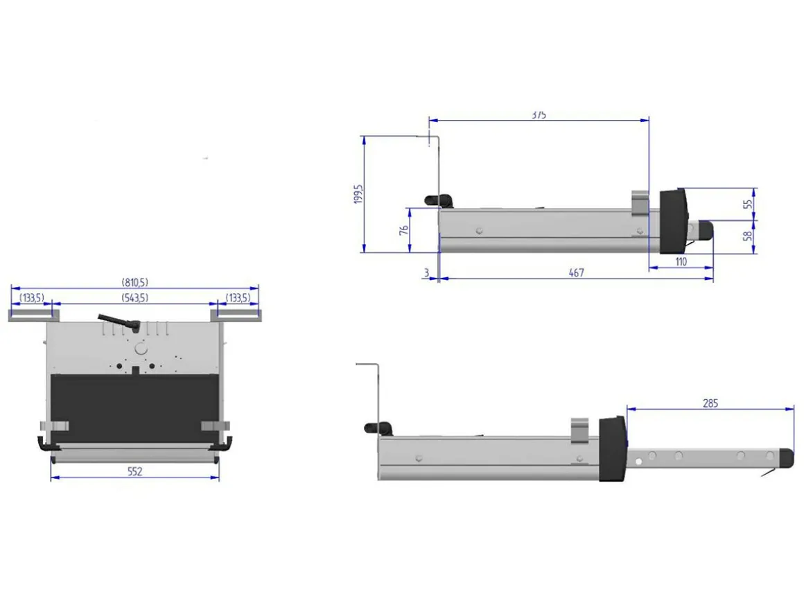 Thule Crafter 2017 12 volt 550 G2 Slide-out Step