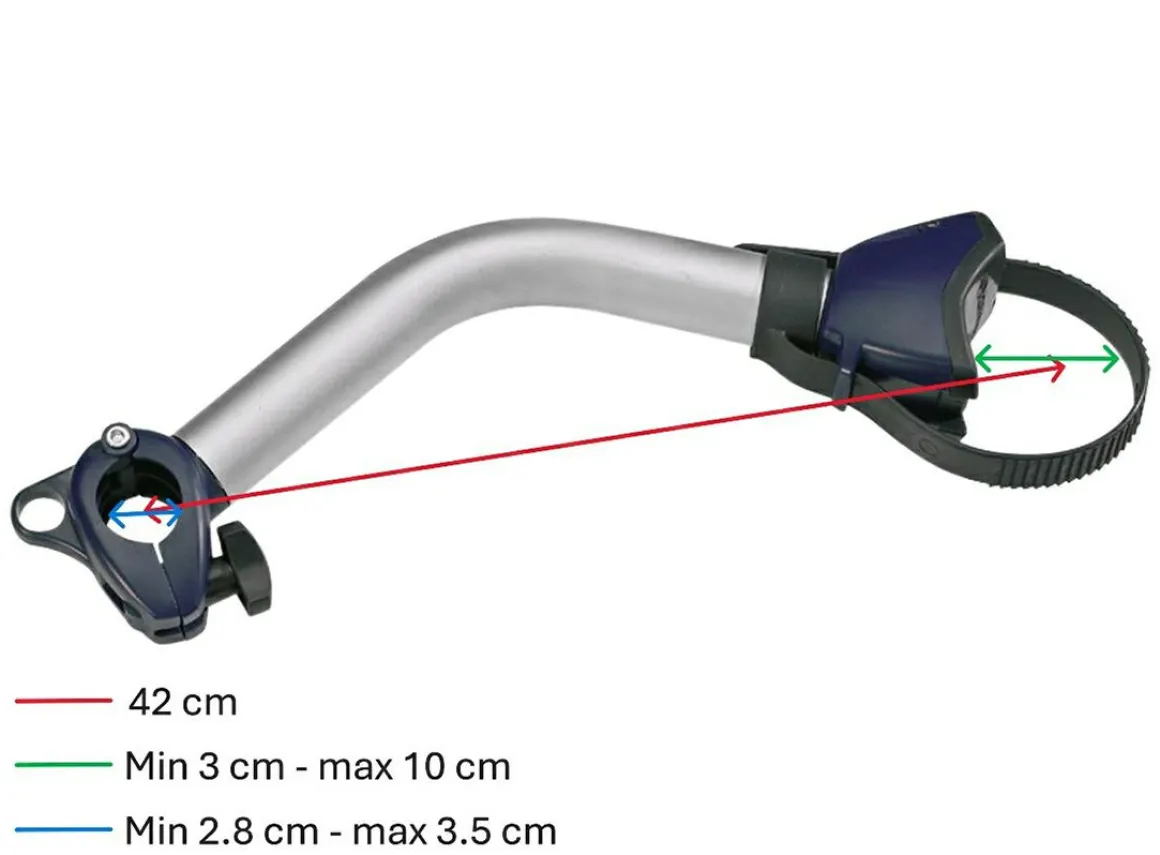 Thule Omni-Bike Holder 3 extra lange Fahrradklemme – silber