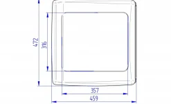 Thule Omni-vent Translucent 2009 12V Dachluke