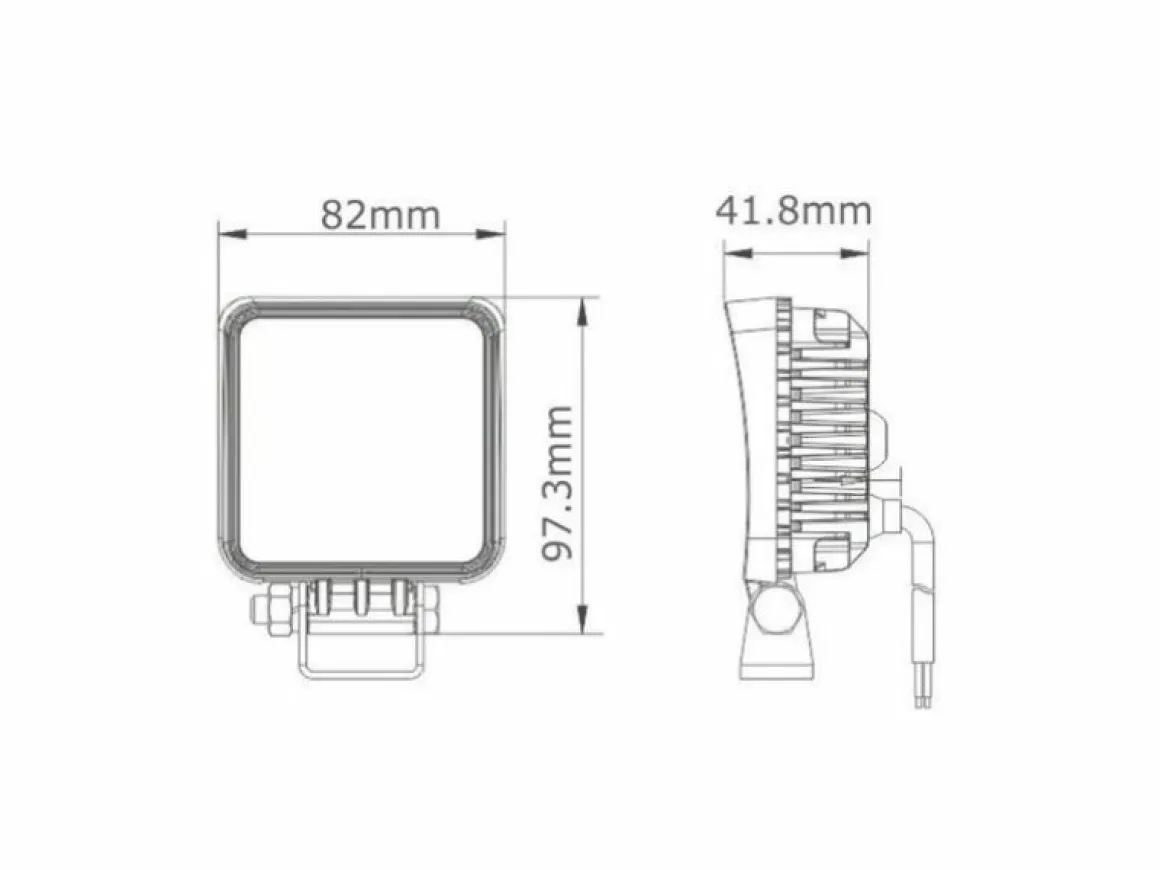 Tip-it LED Arbeitslampe mit Schalter