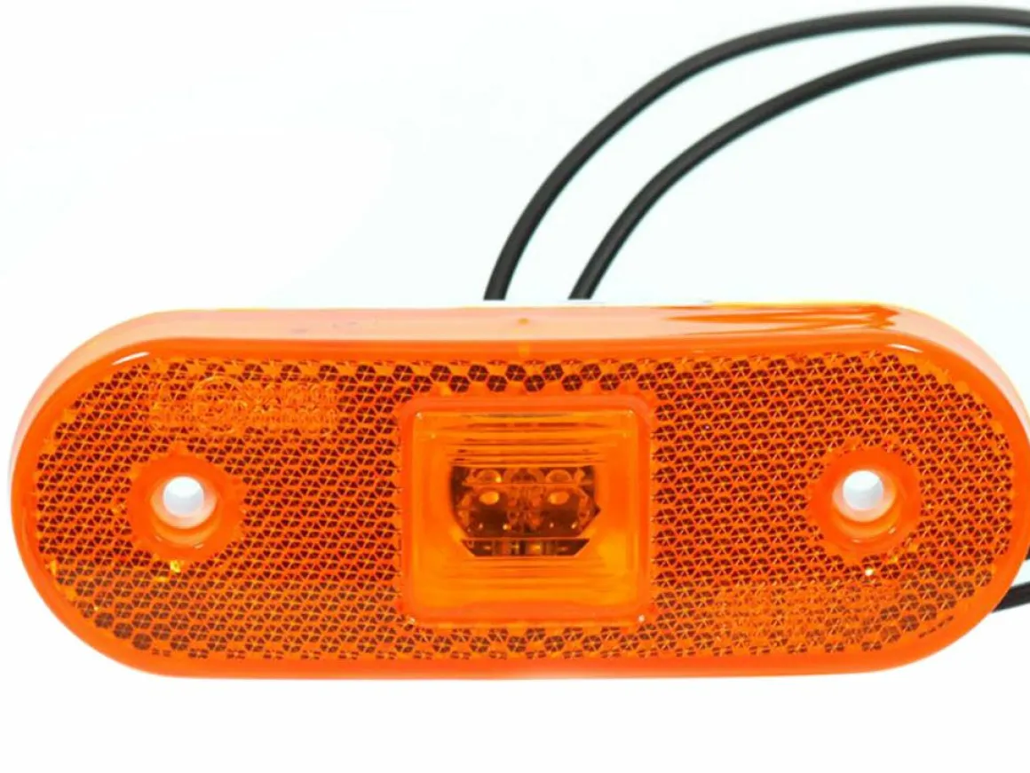 Tip-it 12-24V LED-Seitenmarkierungsleuchte - Orange