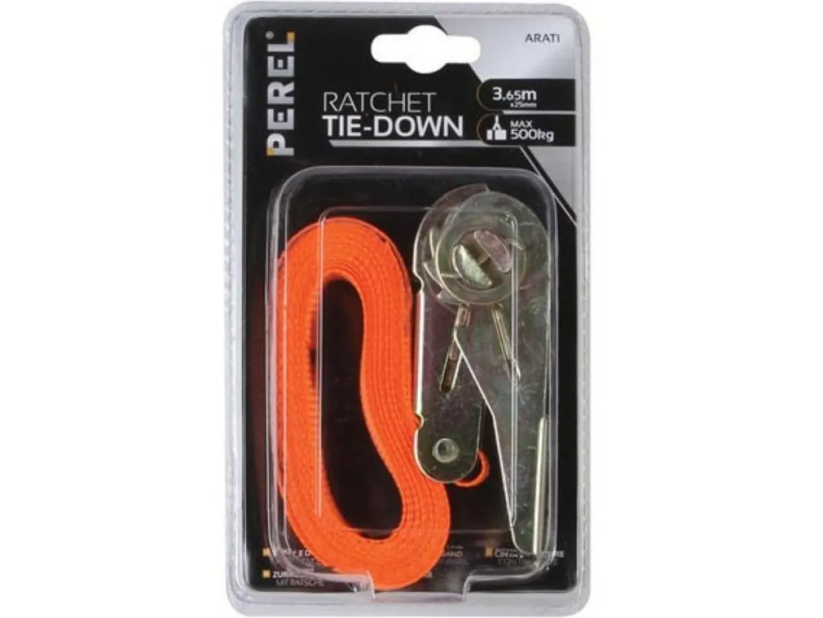 Toolland ARAT1 1-teiliger Spanngurt mit Ratsche - 3,6 Meter