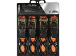 Toolland ARAT2554 2-teilig Spanngurt-Set mit Ratsche - 5 Meter