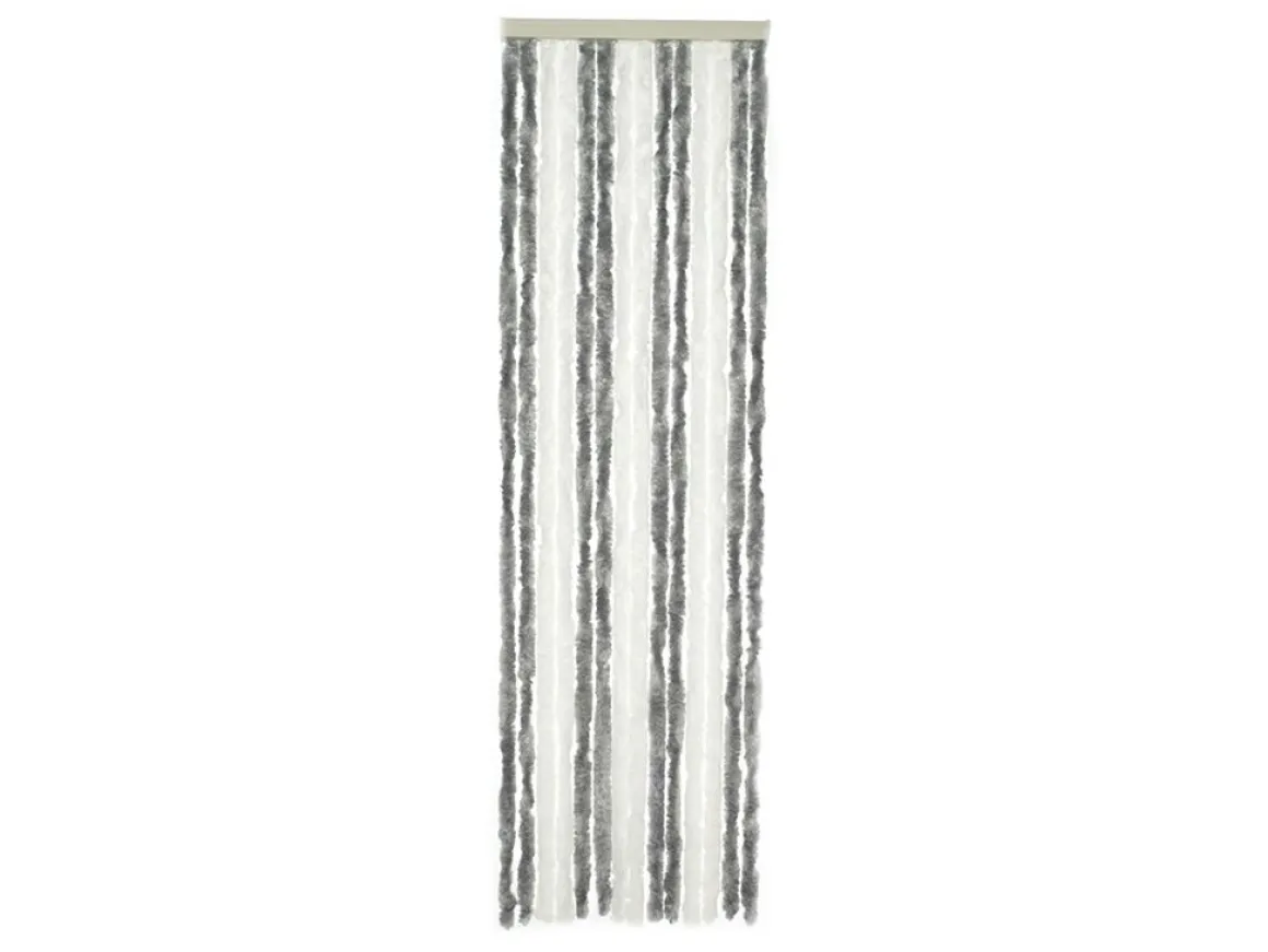 Travellife Basic 56 x 185 cm Grau/Weiss Chenille-vorhang