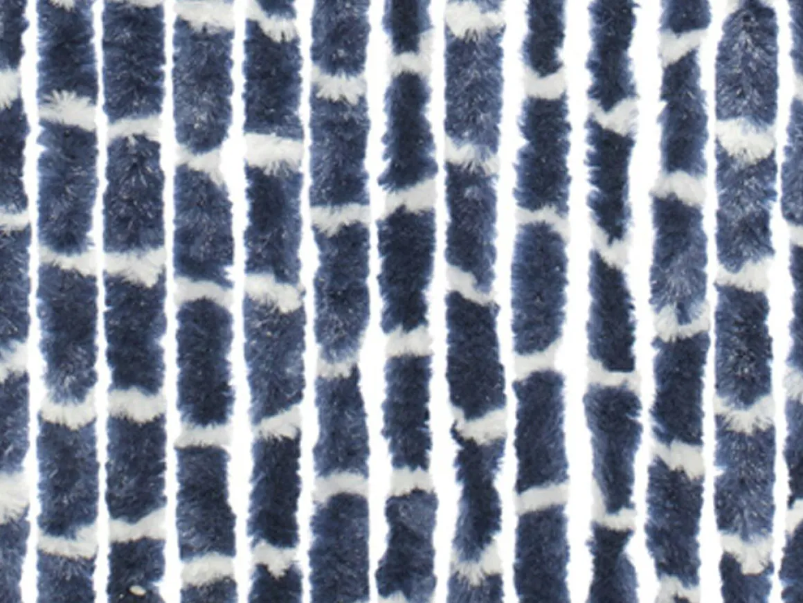 Travellife Streifen 56 x 185 cm Chenille-Vorhang - Blue
