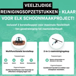 VONROC Teleskop-Waschbürstenset - 6,5 Meter