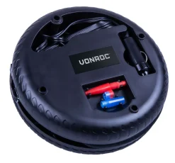 VONROC 12 Volt Mini Kompressor mit Manometer