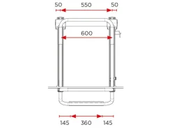 Zweite Chance BR-Systems Bike-Lift Short Rail Heck-Fahrradträger