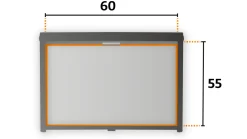 Zweite Chance Obelink Eclipse 60 x 55 Kombirollo