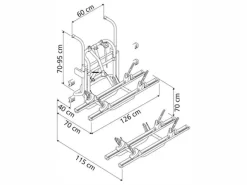 Zweite Chance Thule lift V16 manueller Fahrradträger